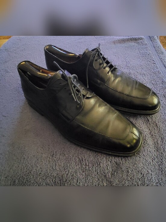 Mezlan Black Men\'s Leather Dress Shoes
